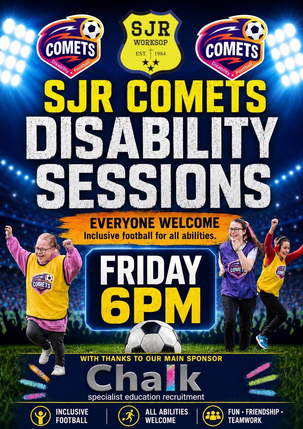 disability football club SJR